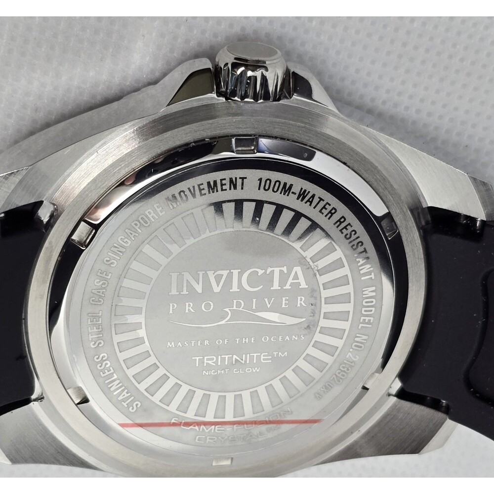 NEW Invicta Pro Diver Men's Watch 48mm Black 21392 NiB - Picture 4 of 6